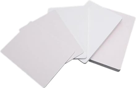 Schuimplaten - PVC borden - Bewegwijzering maken - Glad oppervlak - 4 stuks - Wit