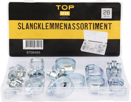BGS Slangklem assortiment Ø 16 - 40 mm 26 delig