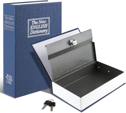 Veilige Boekenkluis in Boekvorm met Combinatieslot