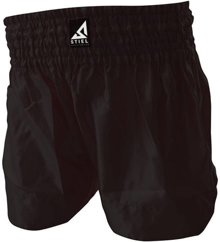 Stiel kickboks Broekje Satijn - Zwart (Beschikbaar in verschillende maten)