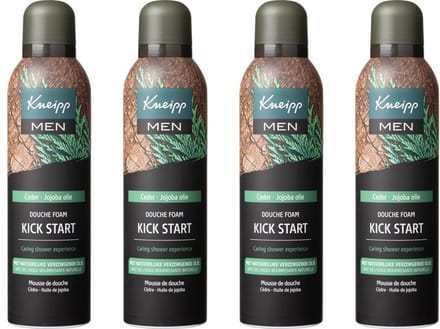 Kneipp Men Kick Start Douchefoam 4 x 200 ml