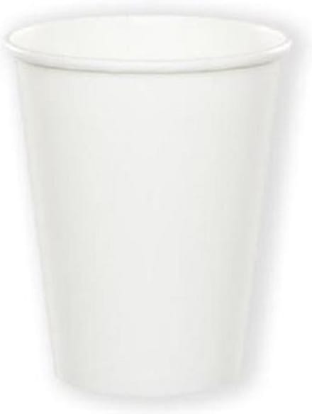 Witbaard Feestbekers 266 Ml Karton Wit 8 Stuks