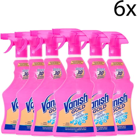 Vanish Oxi Action Gold Tapijt Vlekverwijderaar Spray - 500ml x6