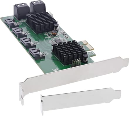 Interfacekaart - SATA Controller - Extra Opslag - 8 SATA Poorten - PCIe 2.0