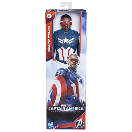 Marvel Studios Captain America Brave New World, Titan Hero Series Captain America-actiefiguur van 30,48 cm