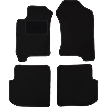 Zwarte velours vloermatten voor: Subaru Forester I crossover (1997-2002)