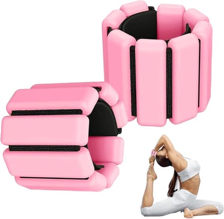 Enkelgewichten - Weerstandsbanden - Polsgewichten - Roze