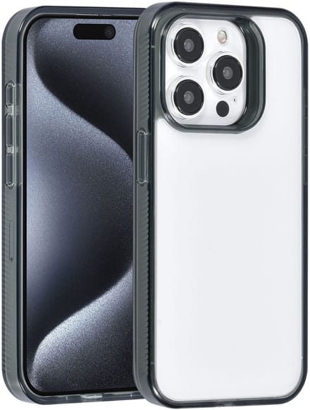 UNIQ Accessory Back Cover - Apple iPhone 15 Pro - Zwart - Valbescherming - Draadloos laden compatible