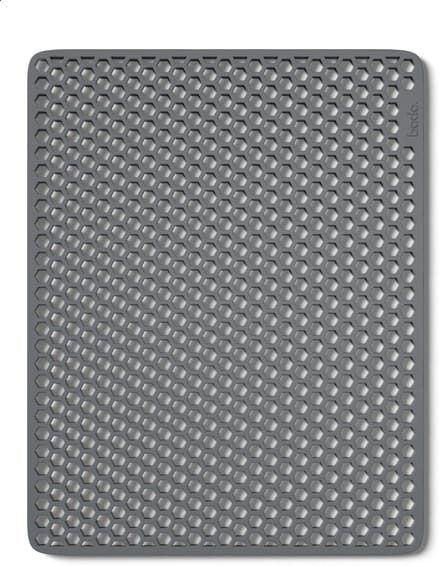 Bodo® Gootsteenmat - Rechthoekig - Grijs - 36 x 46 cm - Voor 40 x 50 cm Wasbak