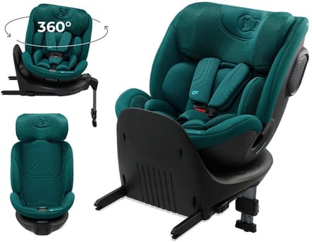 Kinderkraft XRIDER 2 i-Size - Autostoel - Meegroeiend 40-150 cm - 360° - Groen