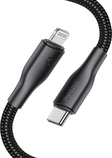 Laadsnoer geschikt voor iPhone - Oplader met geschikt voor Lightning naar usb C kabel - Snellader - 1 meter