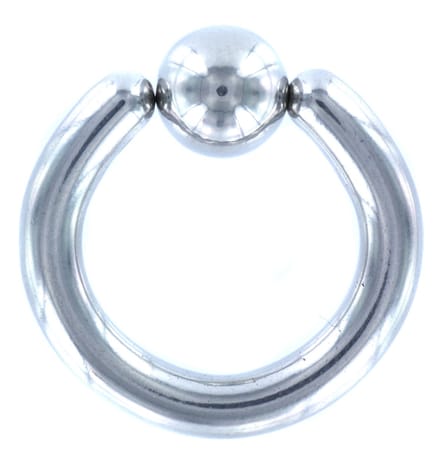Piercing ball closure ring 4x19x6 - zilver - LMPiercings