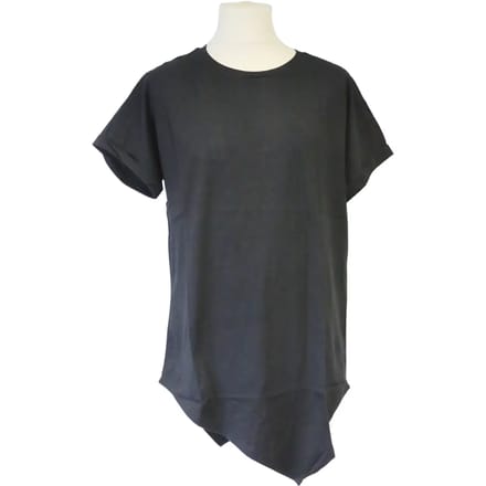 Urban Classics - Asymetric Long Heren Tshirt - L - Zwart