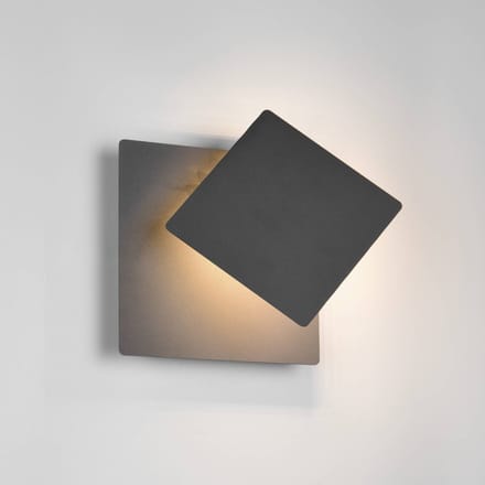 Trio Lighting LED wandlamp Mio, matzwart, breedte 18 cm, metaal