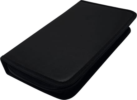 Purepeak CD Hoes Opbergmap - DVD Hoesjes Case - Opslag voor 80 CD's - Auto Map - Zwart