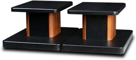 Luidsprekerstandaards - Vloerstandaards - Verbeterd Geluid - Massief Hout - 80 cm Hoog - Houtnerf
