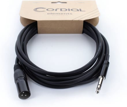Cordial EM 1 MV Microkabel 1 m - Microfoonkabel