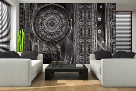 Luxury Abstract Pattern Spheres Photo Wallcovering