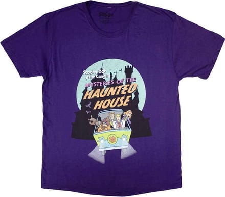 Scooby-Doo - Haunted House Heren T-shirt - M - Paars
