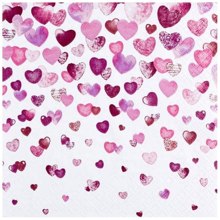 Servet "Lovely Hearts"