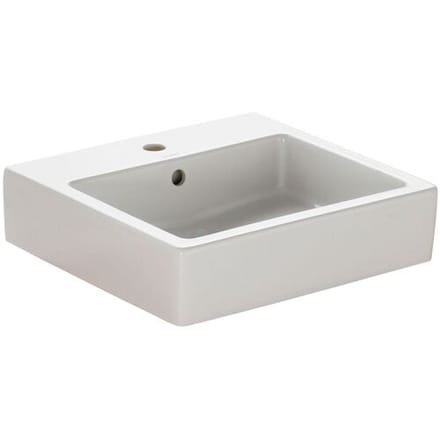 Duravit Vero Wastafel - met kraangat - met overloop - 50x47cm - wit