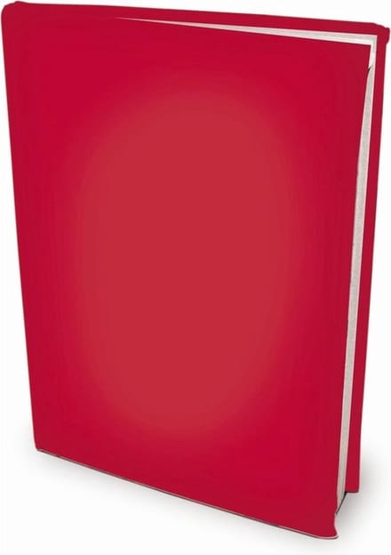 Rekbare boekenkaften A4 - Rood - 3 stuks