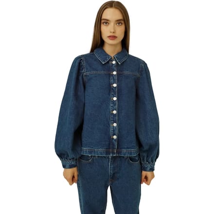 Denim overhemd voor dames Norr Ninni