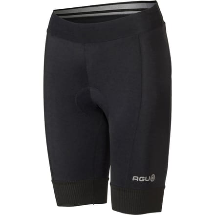 AGU Essential - Fietsbroek - Wielrenbroek - Dames - Core Pad zeem - Reflecterende details - Elastische tailleband - Zwart - XL
