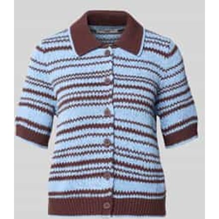 boxy fit gebreid jack van katoenmix