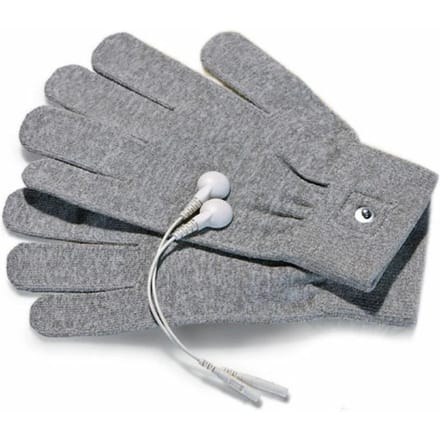 Mystim Magic Gloves - Vibrerende Handschoenen - Grijs