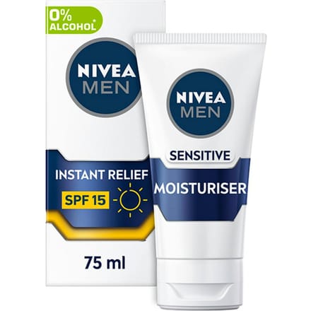 Nivea Sensitive Face Moisturiser SPF 15 75ml