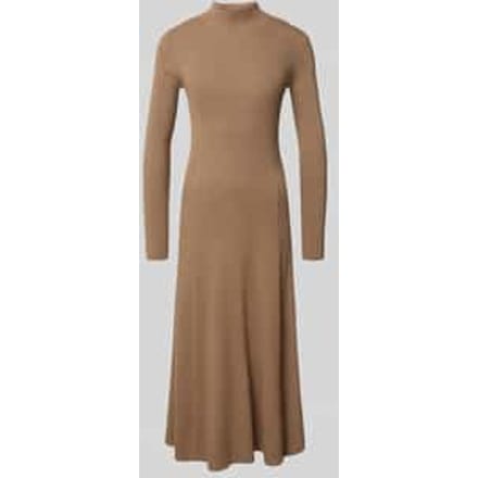 Slim Fit midi-jurk van viscosemix met tricotlook