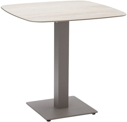 Garden Impressions Tobi bistro tuintafel 75x75 cm - taupe