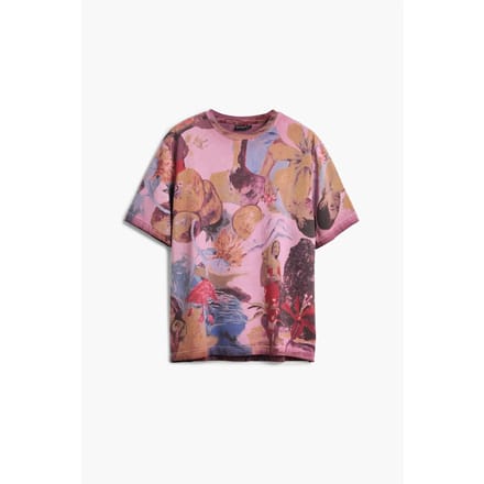 Bedrukt T-shirt Desigual GAU