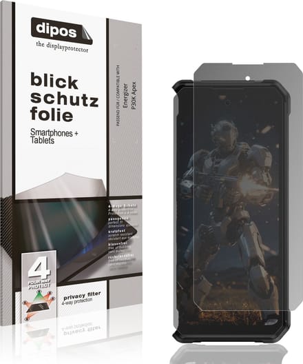 dipos – Matte Privacy Screenprotector geschikt voor Energizer P30K Apex | Anti-Spy Beschermfolie