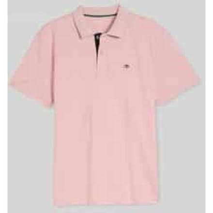 Tom Tailor - Piqué poloshirt met geborduurd logo - Maat M - Twinkle Pink