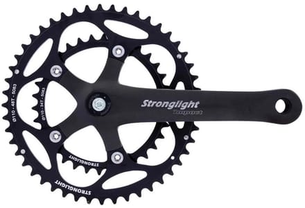 Stronglight Impact Compact Crankstel Zilver 170 mm / 48/34t