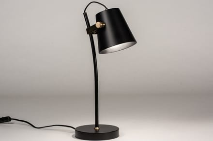 Lumidora Tafellamp 74150 - BRESCIA - E14 - Zwart - Metaal