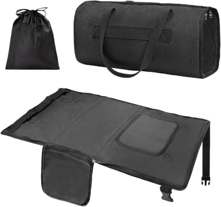 Vliegtuig Bed - Reis Extender - Comfortabel Reizen - Directe Transformatie - 30 x 26 x 5 cm - Zwart