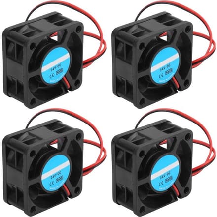 Allecto - Koelventilator - Warmteafvoer - Geluidsarm - 4 stuks - 3D