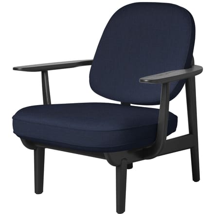 Fritz Hansen Fred Loungefauteuil - JH97 - Christianshavn 1155 - zwart essen