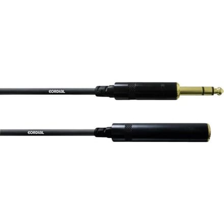Cordial Stereojack verlenging 10 m 6,3 mm Stereo CFM 10 VK - Kabel