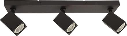 Spot Quadro Zwart GU10 3-Lichts