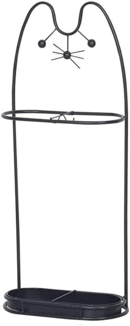 Parapluhouder - Paraplustandaard - Entree Organiseren - Stalen Constructie - 30x16x70 cm - Zwart