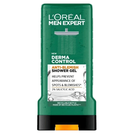 L'Oréal Men Expert Derma Control Douchegel tegen Onzuiverheden - 300 ml