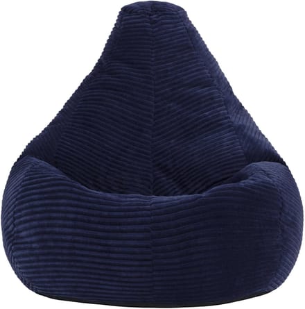 icon - Dalton Kinderzitzak Stoel - Ribfluweel - Marineblauw