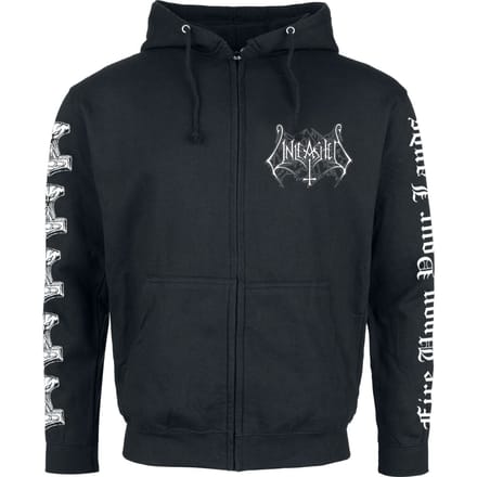 Unleashed Vest met capuchon - Fire Upon Your Lands - S tot XXL - voor Mannen - zwart