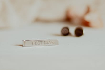 BolleToet - Dasspeld BEST MAN - bruiloft - wedding - stropdas