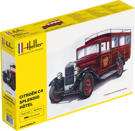 Heller Modelbouwpakket Auto - 80713 Citroen C4 - Splendid Hotel Bus Plastic - 1:24 - Modelbouw