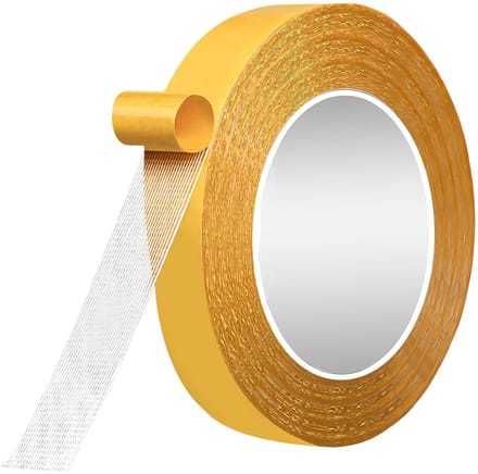 Solidchoice - Dubbelzijdig Plakband 15 mm x 10 m voor Thuis en Kantoor